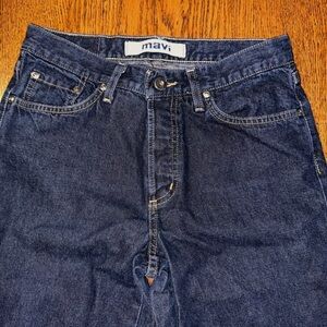 High Rise Dark Wash Flare Jeans MaviJeanswear 100% cotton F28x34